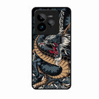 Midnight Dragon Glass Phone Case for Realme Gt 7 Pro