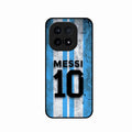 Blue Stripes Number 10 Football Glass Phone Case for iQOO 15 5G