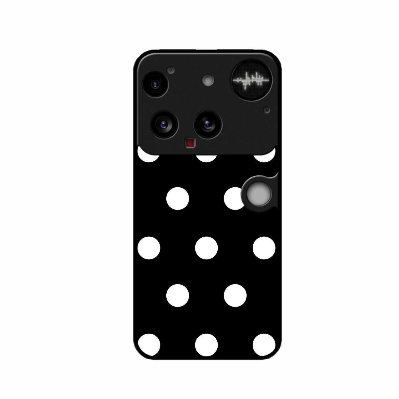 Classic Polka Dot Glass Phone Case for Nothing Phone 3