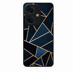Midnight Gold Geometric Premium Glass Phone Case for Oneplus Nord Ce 3 5G
