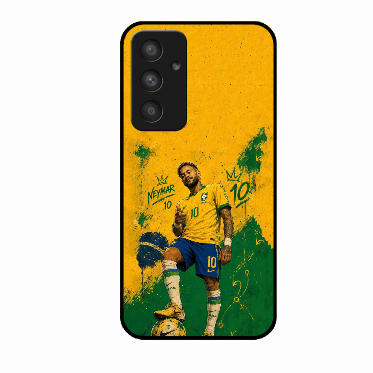 Golden Striker Glass Phone Case for Samsung Galaxy A54 5G