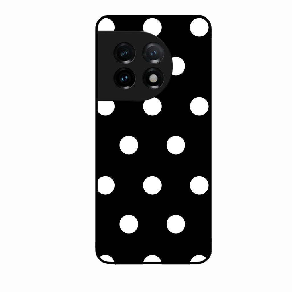 Classic Polka Dot Glass Phone Case for Oneplus 11R 5G
