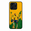 Golden Striker Glass Phone Case for Realme 15T 5G