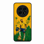 Golden Striker Glass Phone Case for Realme 13 Pro 5G