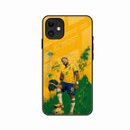 Golden Striker Glass Phone Case for iPhone 12