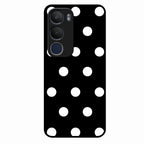 Classic Polka Dot Glass Phone Case for Vivo Y29 5G