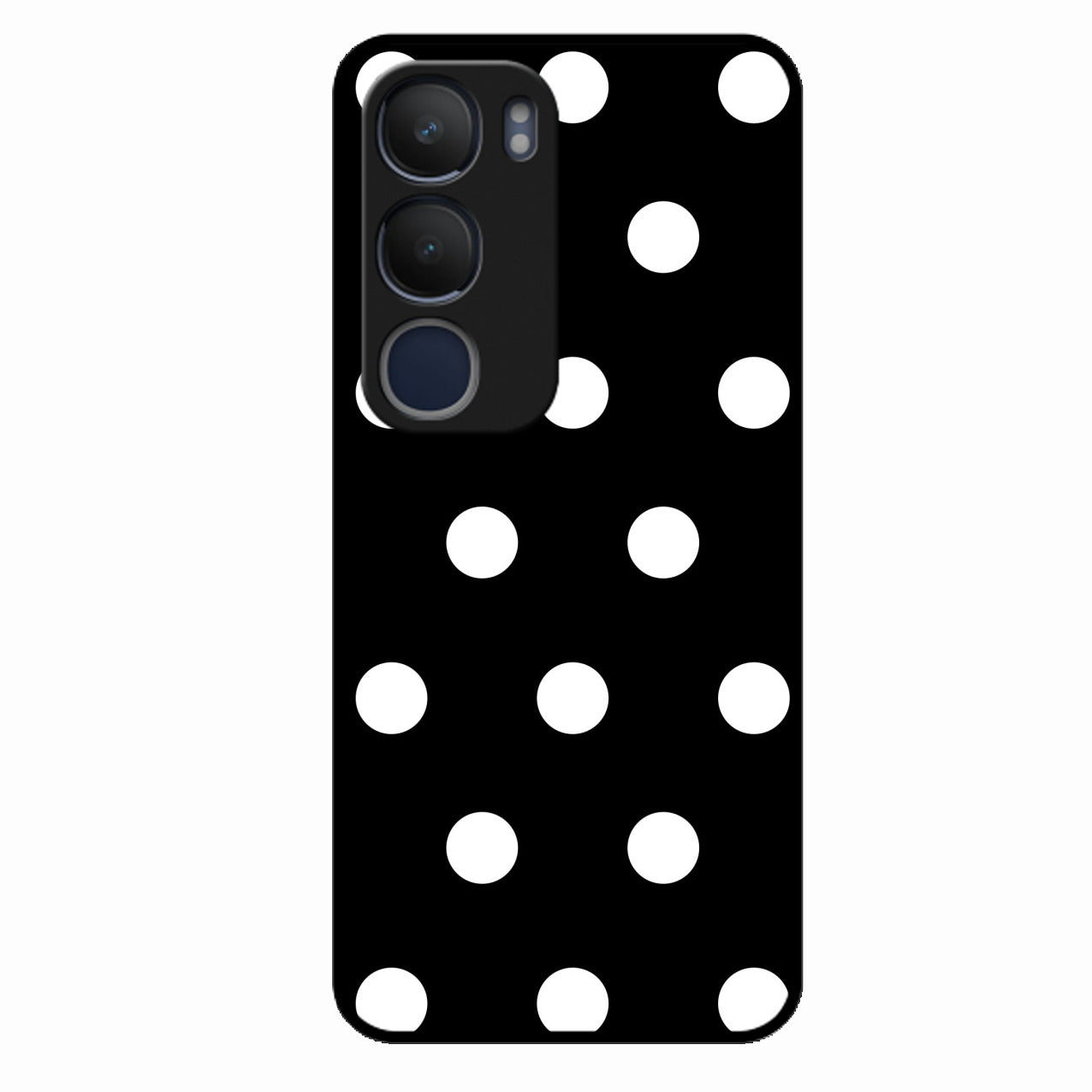 Classic Polka Dot Glass Phone Case for Vivo Y29 5G