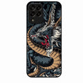 Midnight Dragon Glass Phone Case for Samsung Galaxy M33 5G