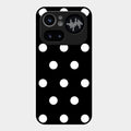 Classic Polka Dot Glass Phone Case for Nothing Phone 4A Pro 5G