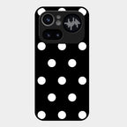 Classic Polka Dot Glass Phone Case for Nothing Phone 4A Pro 5G