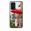 Rainy Day Cartoon Glass Phone Case for Redmi 11 Prime 4G