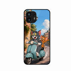 Cartoon Scooter Adventure Premium Glass Phone Case for Nothing Phone 2