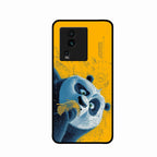 Cute Panda Sketch Premium Glass Phone Case for iQOO Neo 7 Pro 5G