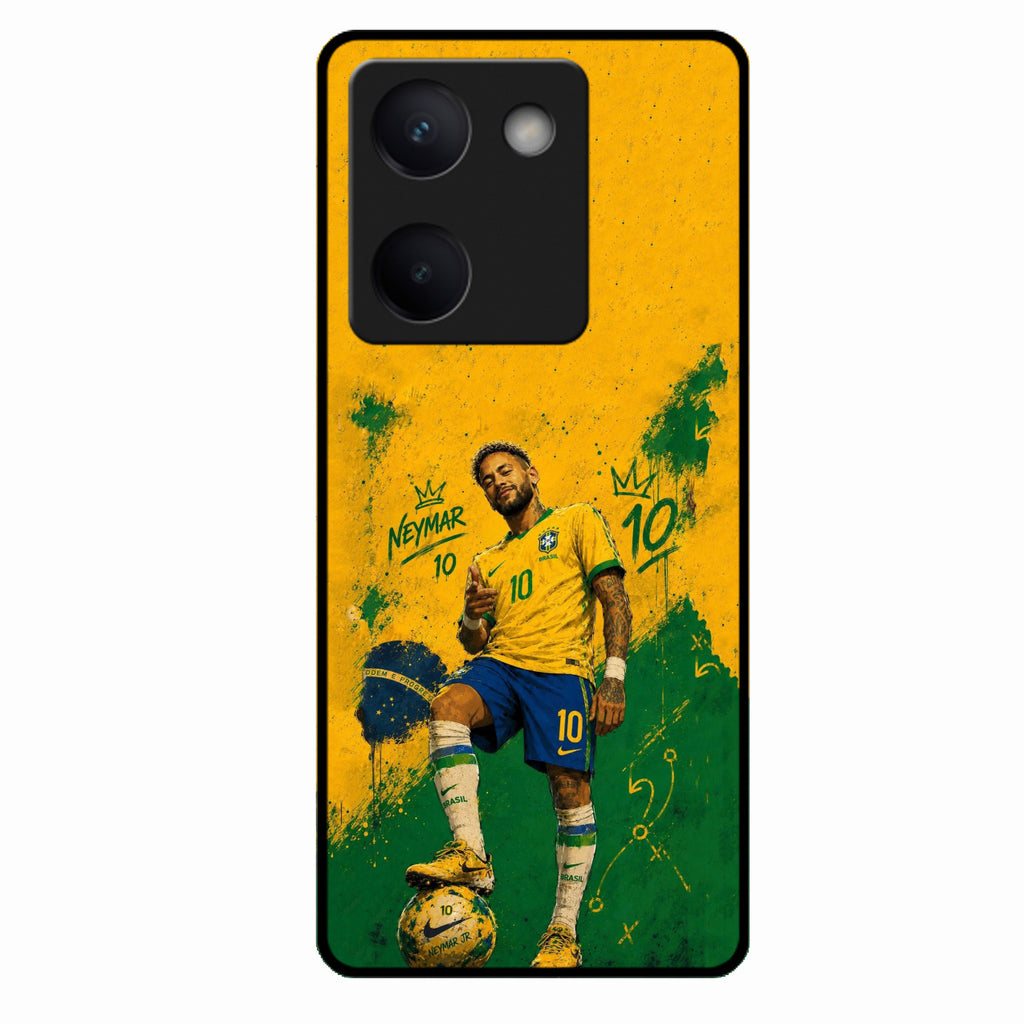 Golden Striker Glass Phone Case for Vivo Y200 Pro 5G