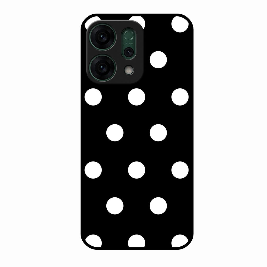 Classic Polka Dot Glass Phone Case for Oppo Reno 14 5G