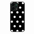 Classic Polka Dot Glass Phone Case for Oppo Reno 14 5G