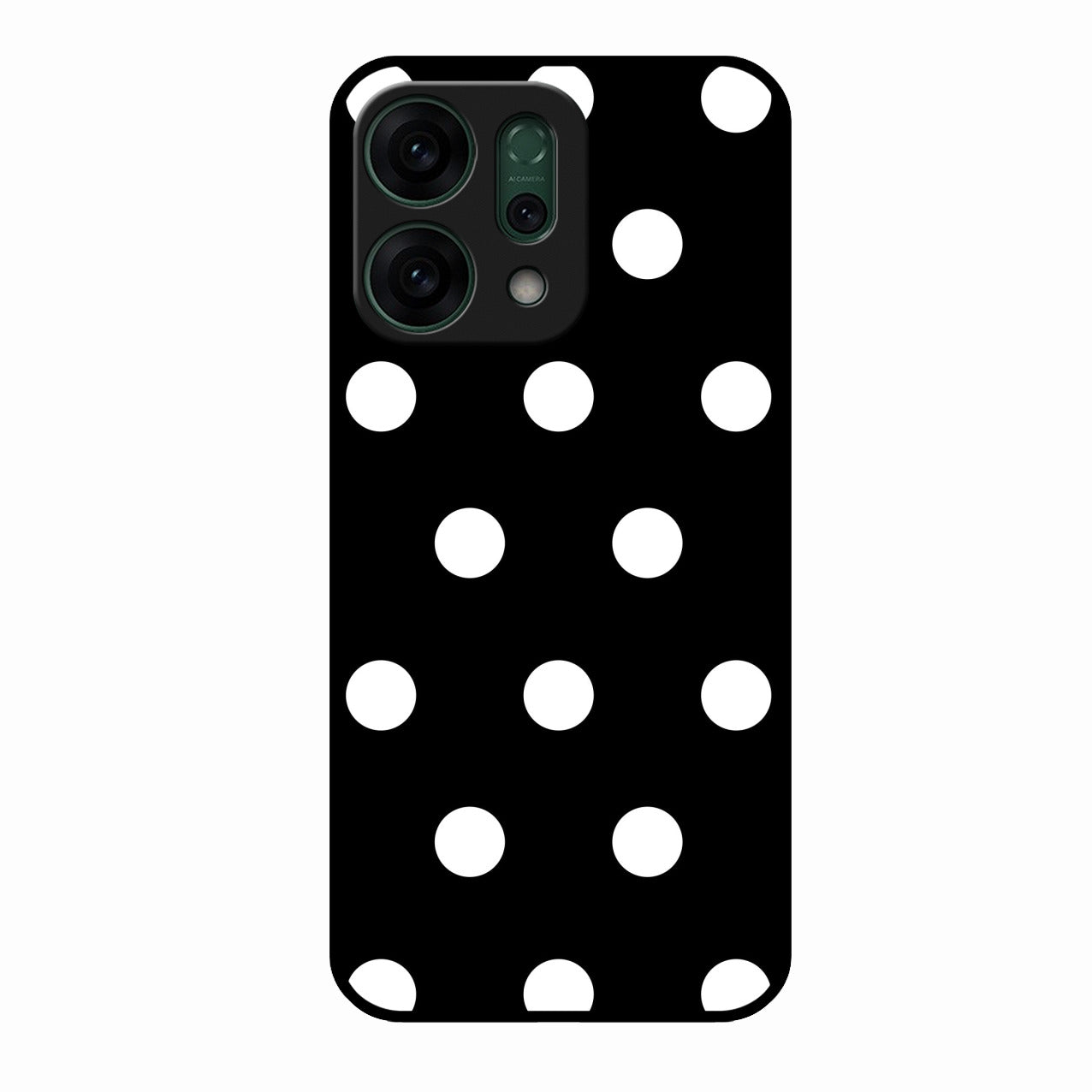Classic Polka Dot Glass Phone Case for Oppo Reno 14 5G