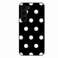 Classic Polka Dot Glass Phone Case for Samsung Galaxy S23 Plus 5G