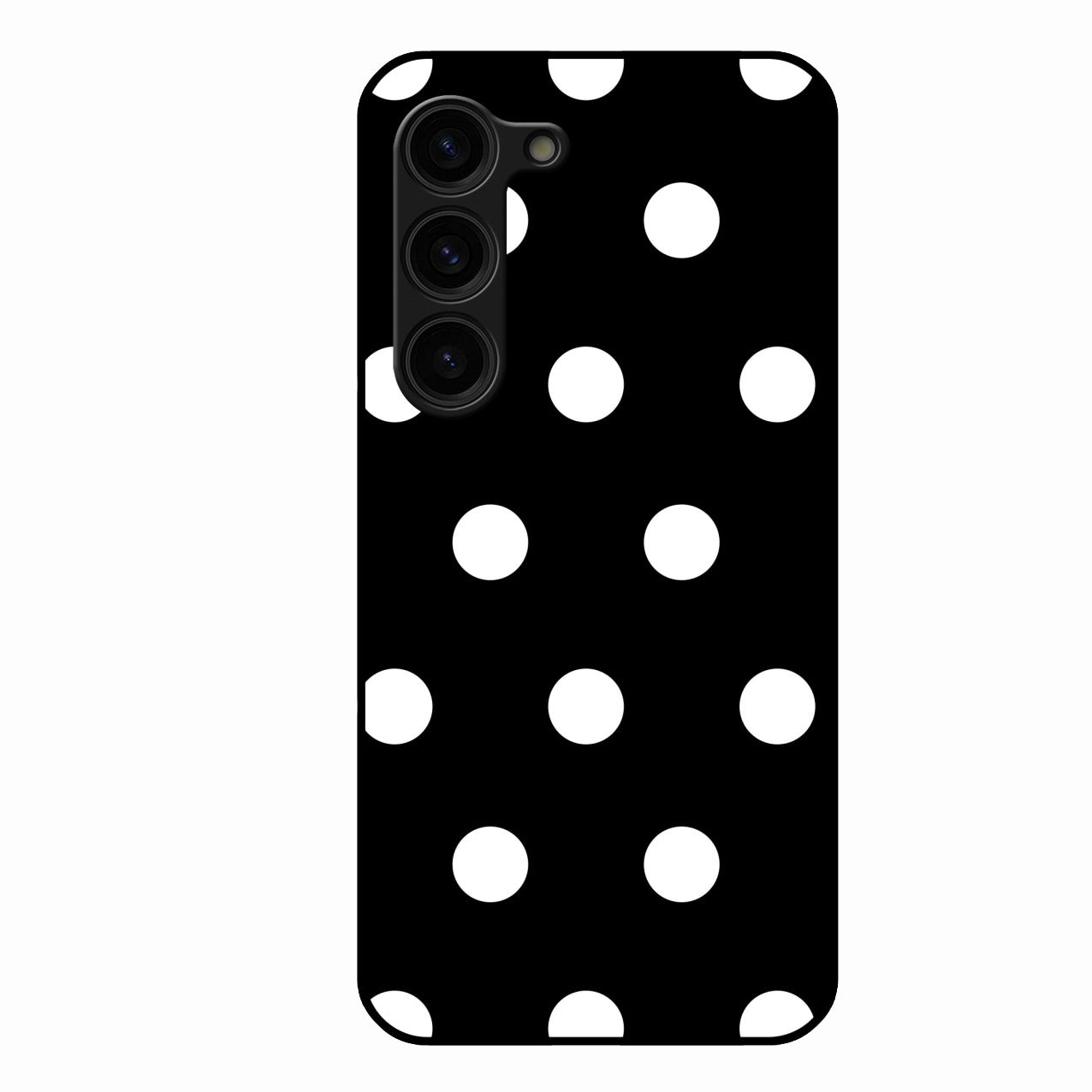 Classic Polka Dot Glass Phone Case for Samsung Galaxy S23 Plus 5G