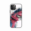 Red Blue Web Hero Glass Phone Cover for iPhone 13 Pro