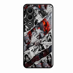 Itachi Uchiha Manga Collage Glass Phone Case for Oppo A5 5G