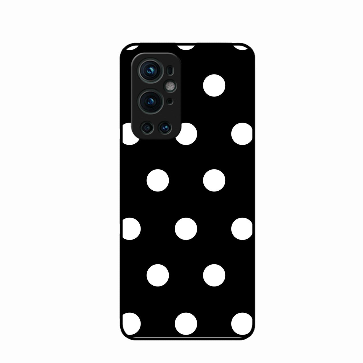Classic Polka Dot Glass Phone Case for Oneplus 9 Pro 5G