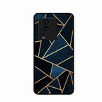 Midnight Gold Geometric Premium Glass Phone Case for iQOO Neo 7 5G