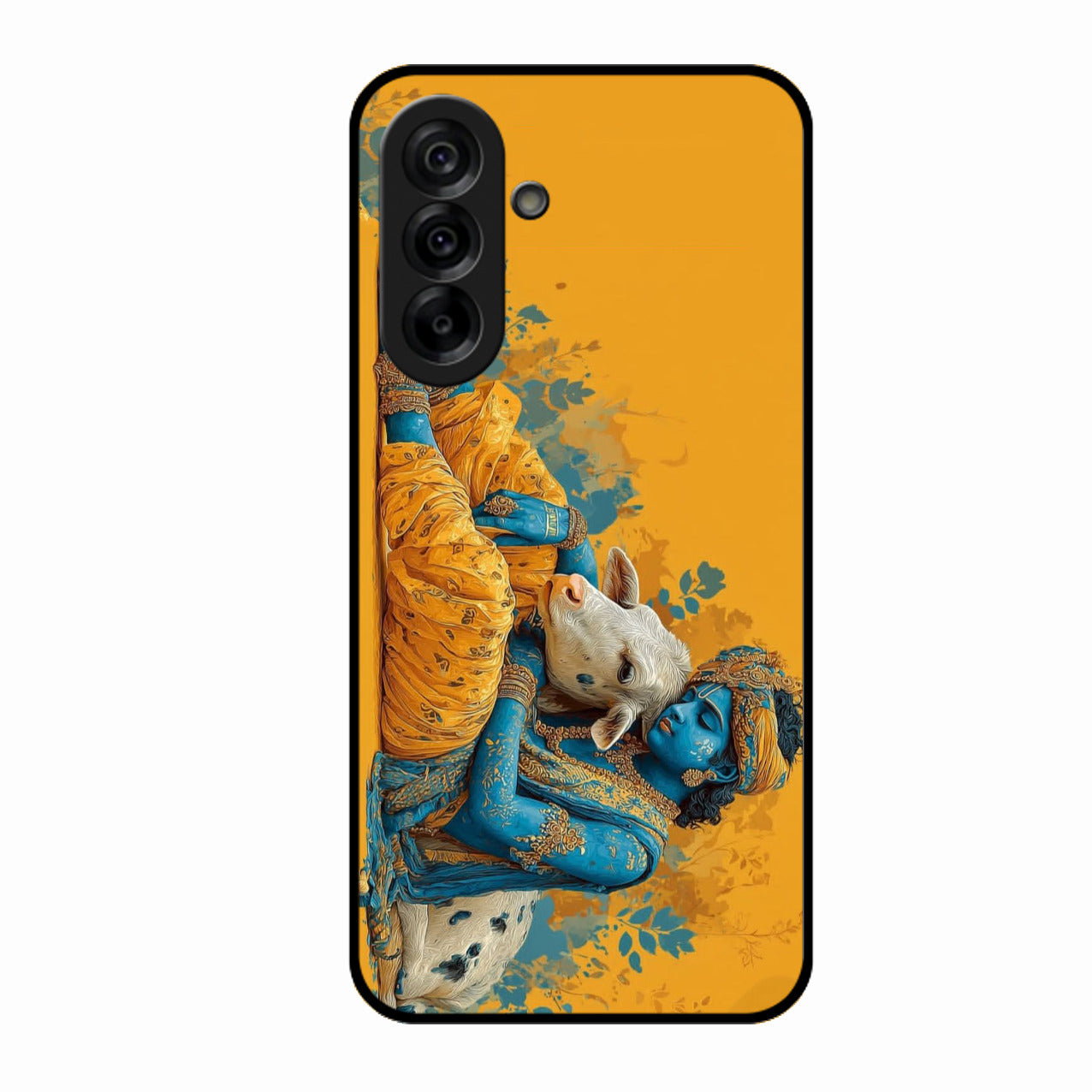 Divine Krishna Gopal Premium Glass Phone Case for Samsung Galaxy A36 5G