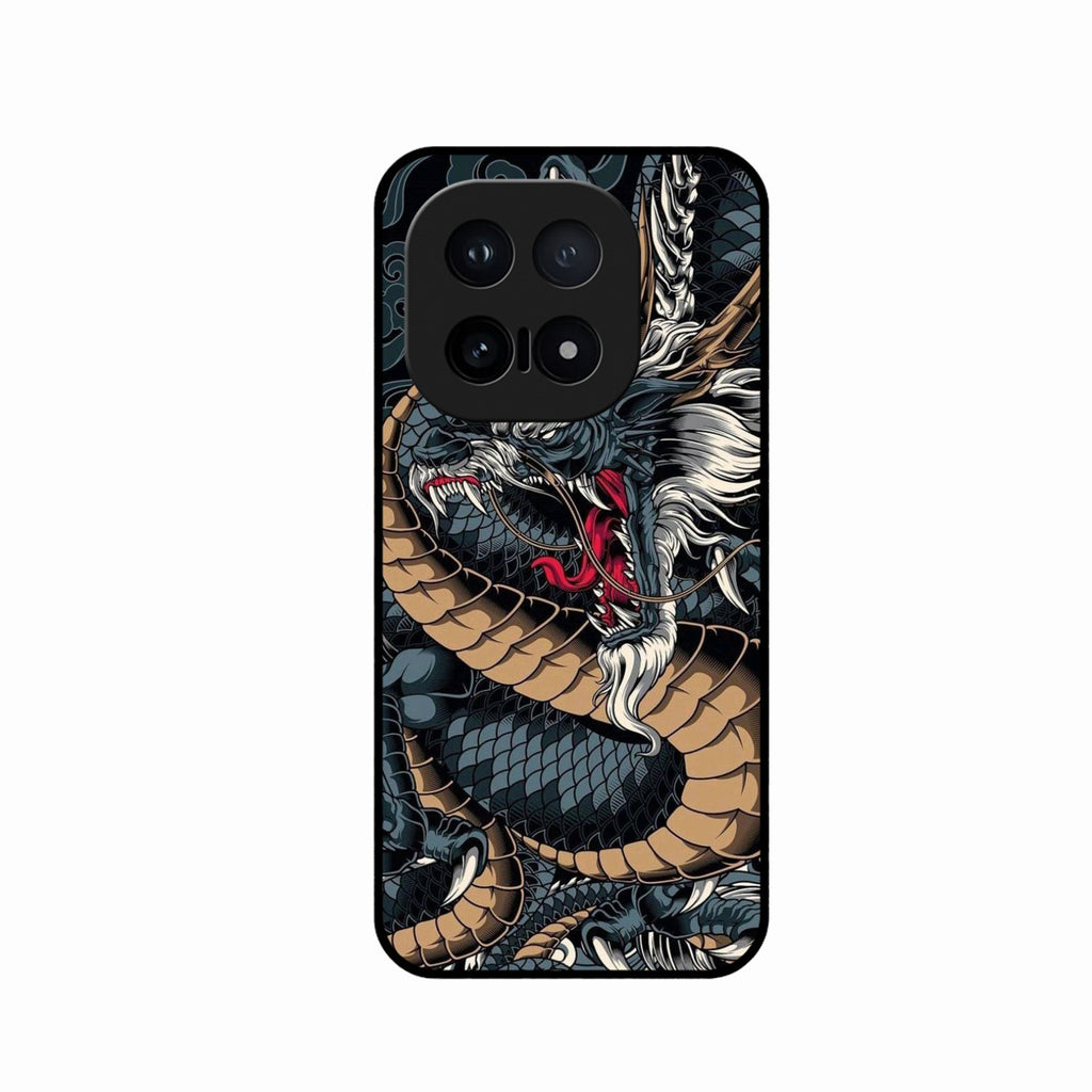 Midnight Dragon Glass Phone Case for iQOO 15 5G