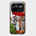 Rainy Day Cartoon Glass Phone Case for Nothing Phone 4A Pro 5G