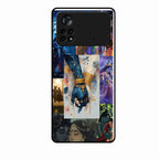 Eternal Radha Krishna Love Glass Phone Case for Poco X4 Pro 5G