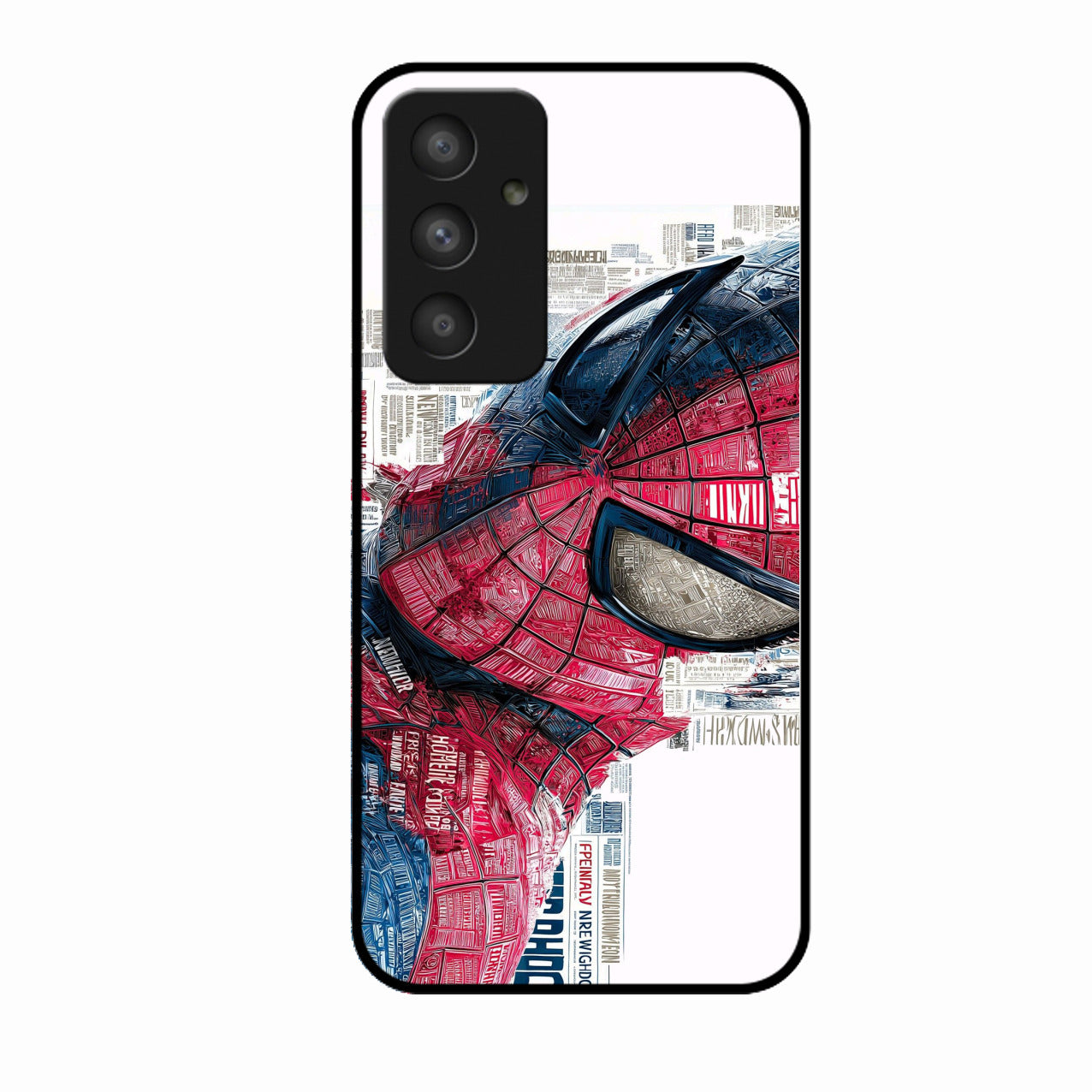 Red Blue Web Hero Glass Phone Cover for Samsung Galaxy A54 5G