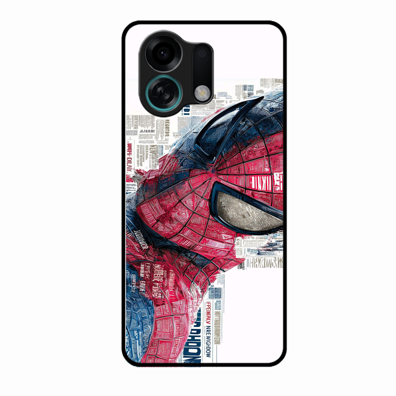 Red Blue Web Hero Glass Phone Cover for Oppo K13 Turbo 5G