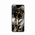 Black Gold Marble Glass Phone Case for Oneplus 8T