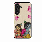 Krishna Eternal Lotus Glass Case for Samsung Galaxy F56 5G
