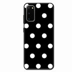 Classic Polka Dot Glass Phone Case for Samsung Galaxy S20