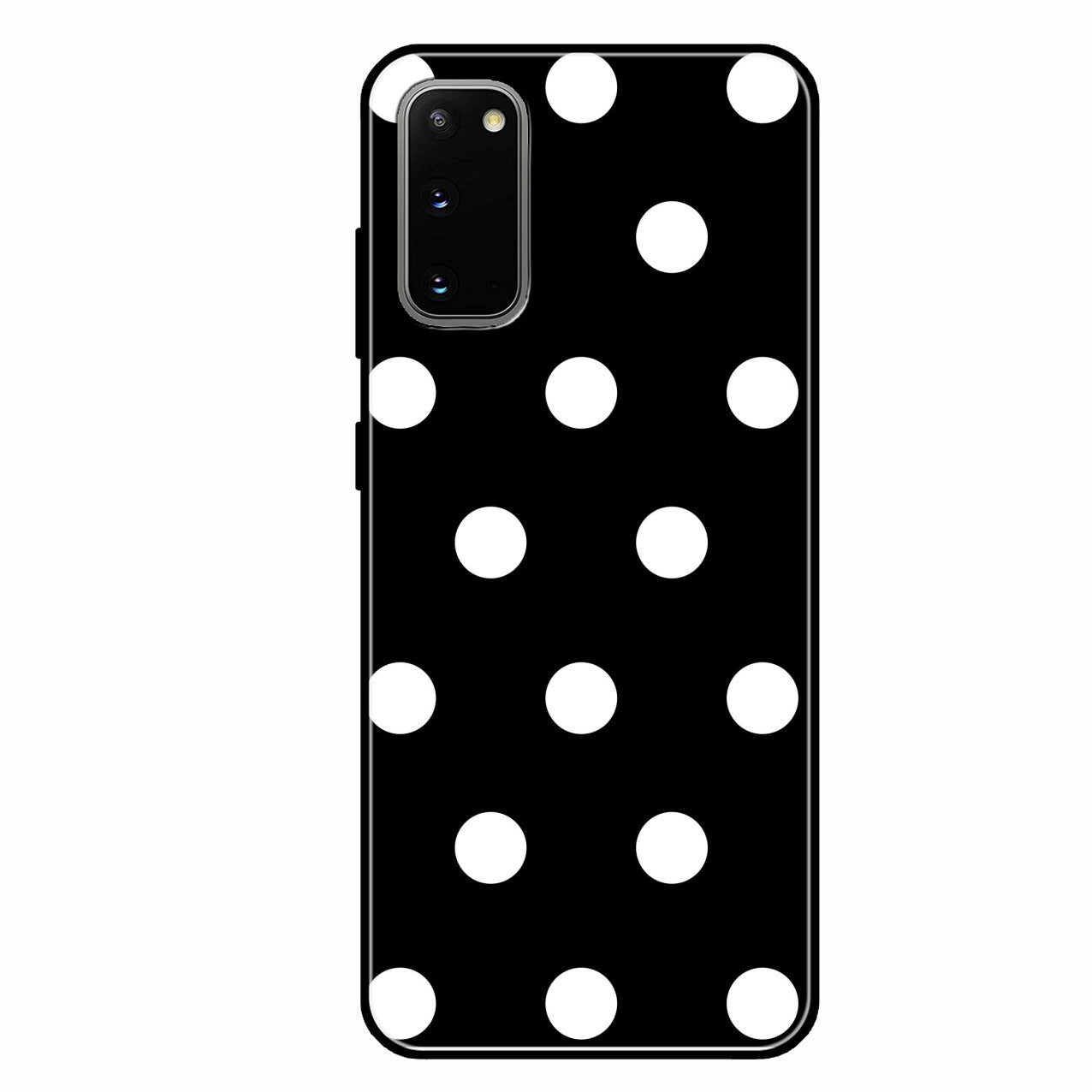 Classic Polka Dot Glass Phone Case for Samsung Galaxy S20