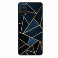 Midnight Gold Geometric Premium Glass Phone Case for Realme 7 Pro