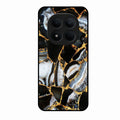 Black Gold Marble Glass Phone Case for Redmi Note 15 Pro 5G