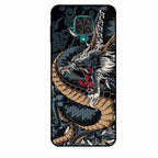 Midnight Dragon Glass Phone Case for Redmi Note 9 Pro Max