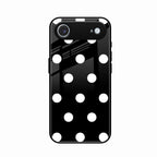 Classic Polka Dot Glass Phone Case for iPhone Air