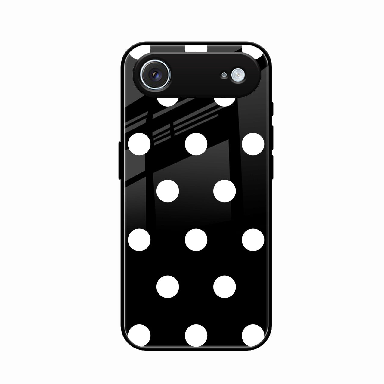 Classic Polka Dot Glass Phone Case for iPhone Air