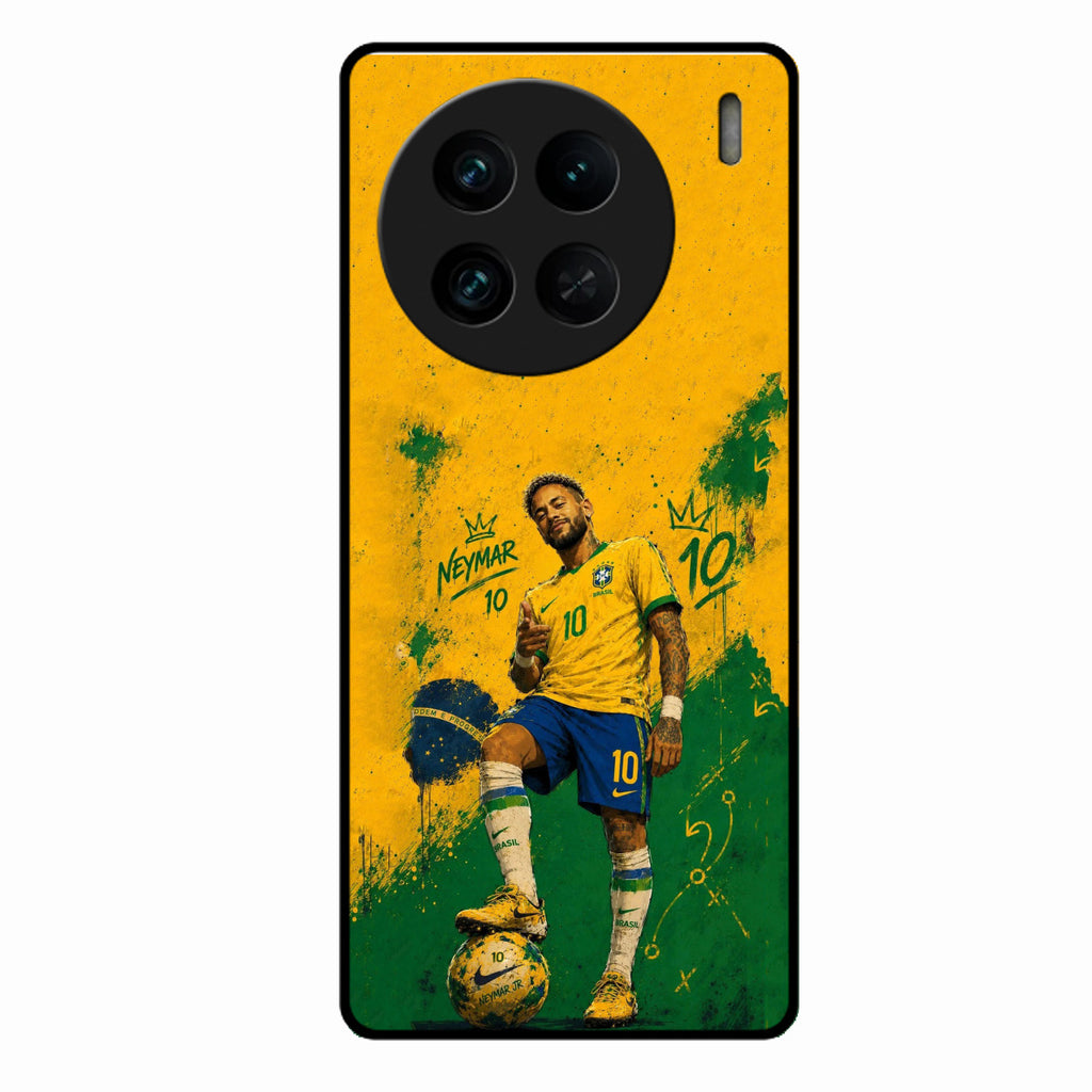 Golden Striker Glass Phone Case for Vivo X90 Pro 5G