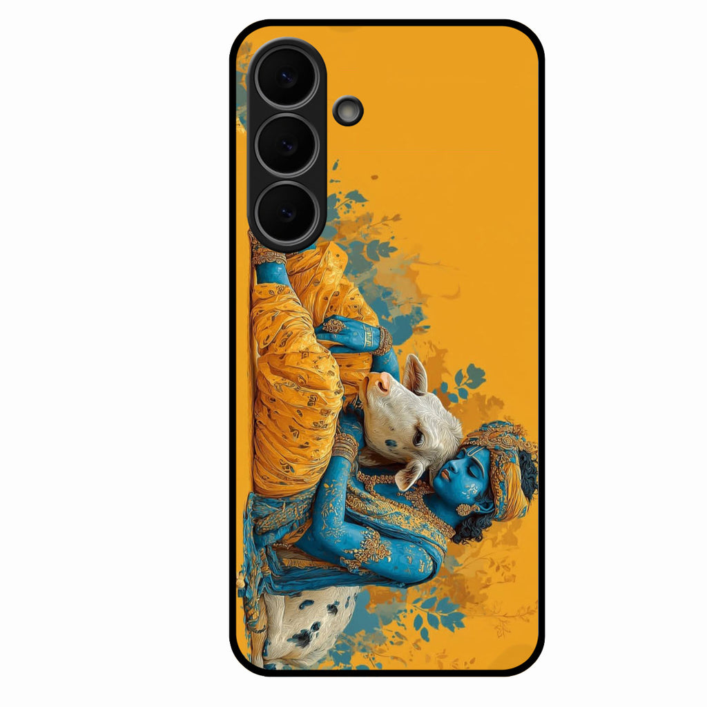 Divine Krishna Gopal Premium Glass Phone Case for Samsung Galaxy S25 FE 5G
