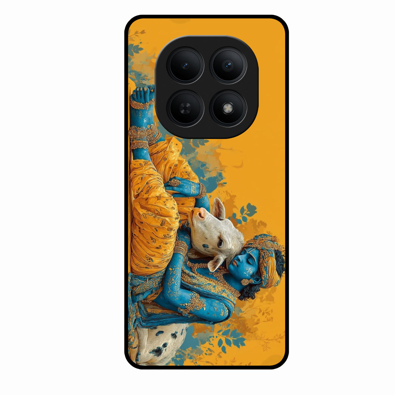 Divine Krishna Gopal Premium Glass Phone Case for Redmi Note 15 5G