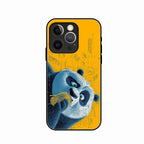 Cute Panda Sketch Premium Glass Phone Case for iPhone 14 Pro