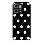 Classic Polka Dot Glass Phone Case for Oppo Reno 14 Pro 5G