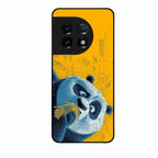 Cute Panda Sketch Premium Glass Phone Case for Oneplus 11R 5G