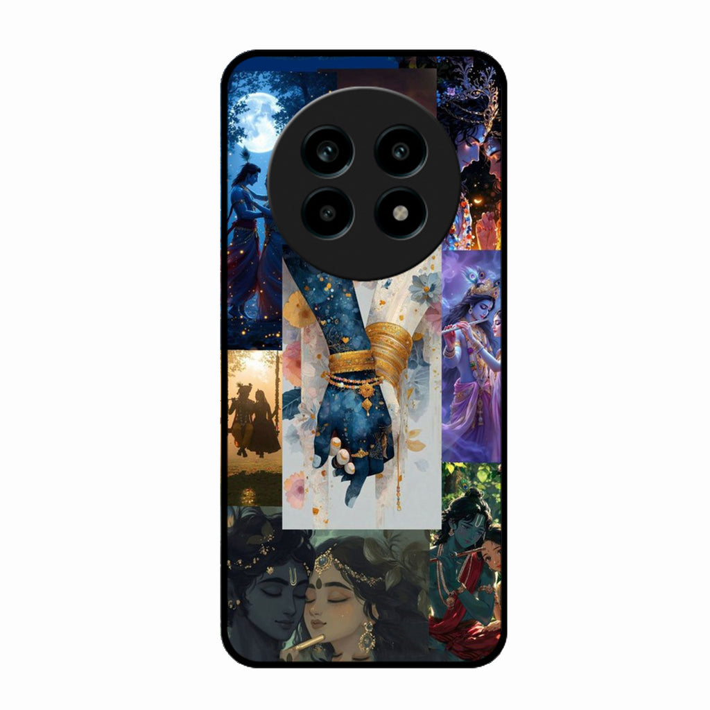Eternal Radha Krishna Love Glass Phone Case for Realme 13 Pro Plus 5G