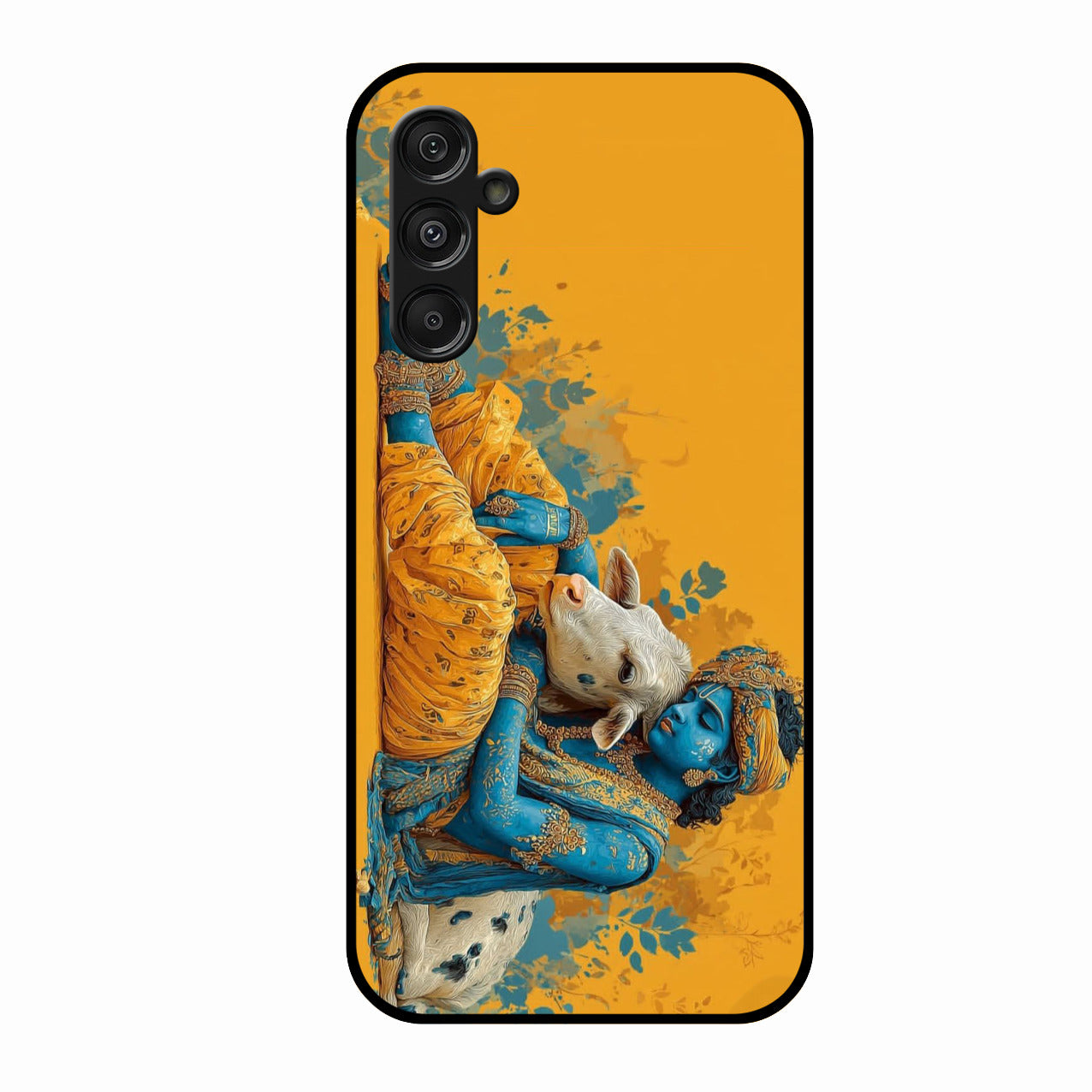 Divine Krishna Gopal Premium Glass Phone Case for Samsung Galaxy M35 5G